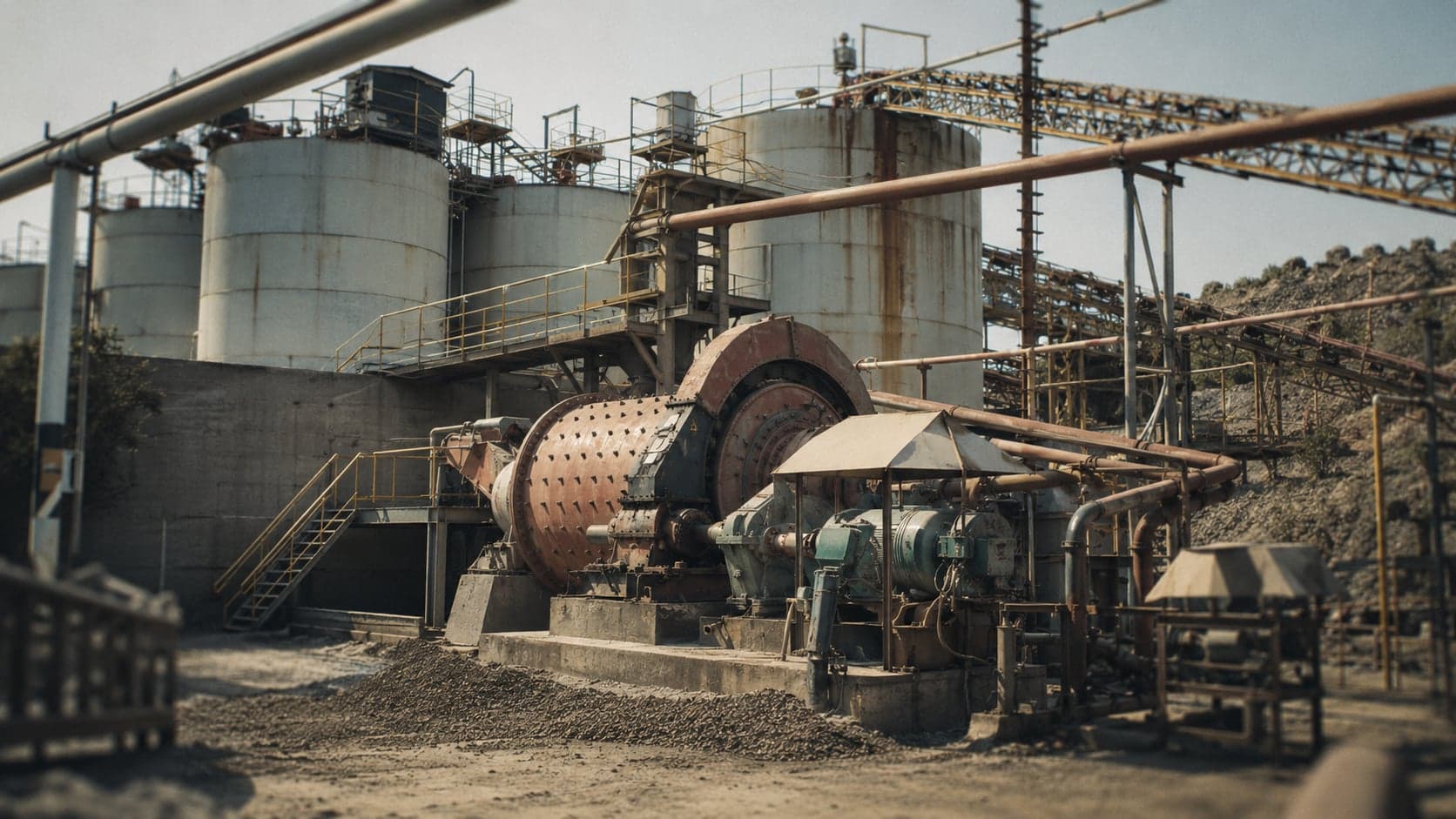 Seka CIP processing plant